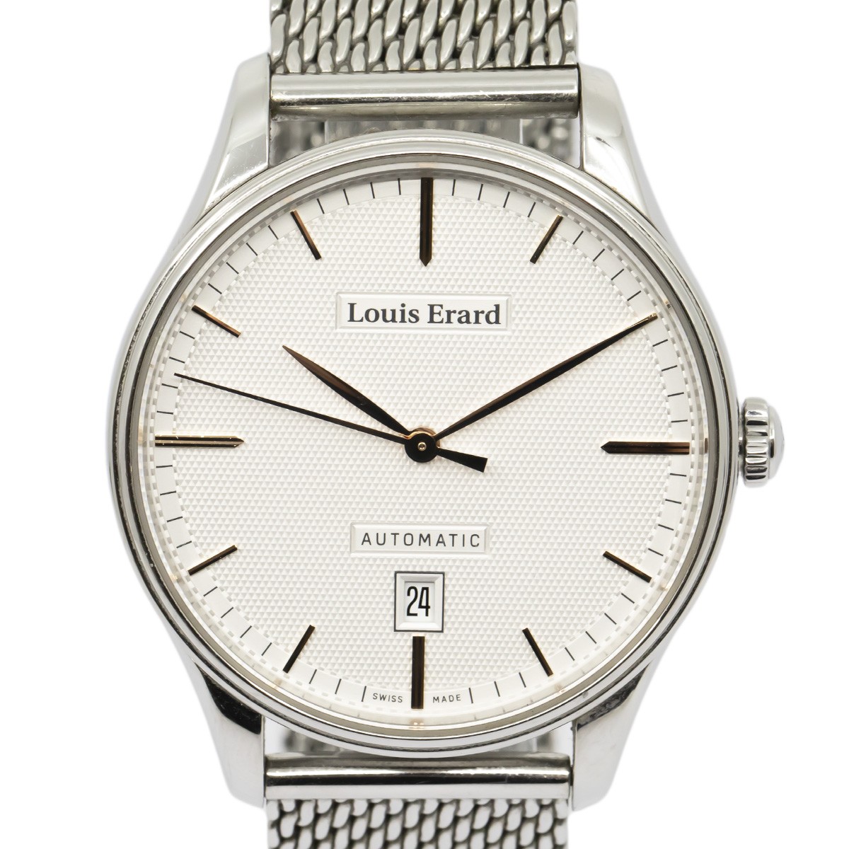  Louis Erard Heritage Collection Swiss Automatic Silver