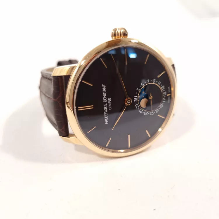 FREDERIQUE CONSTANT SLIMLINE MOONPHASE OR 18K