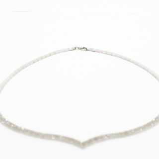 Collier Or Blanc 18K