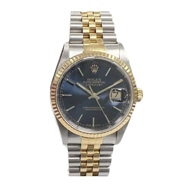 Rolex datejust blue dial