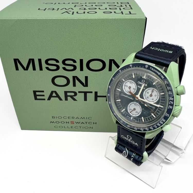 OMEGA×swatch MISSION ON EARTHメンズ - 腕時計(アナログ)
