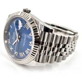 Rolex Datejust 41 Jubilee 126334 blue roman