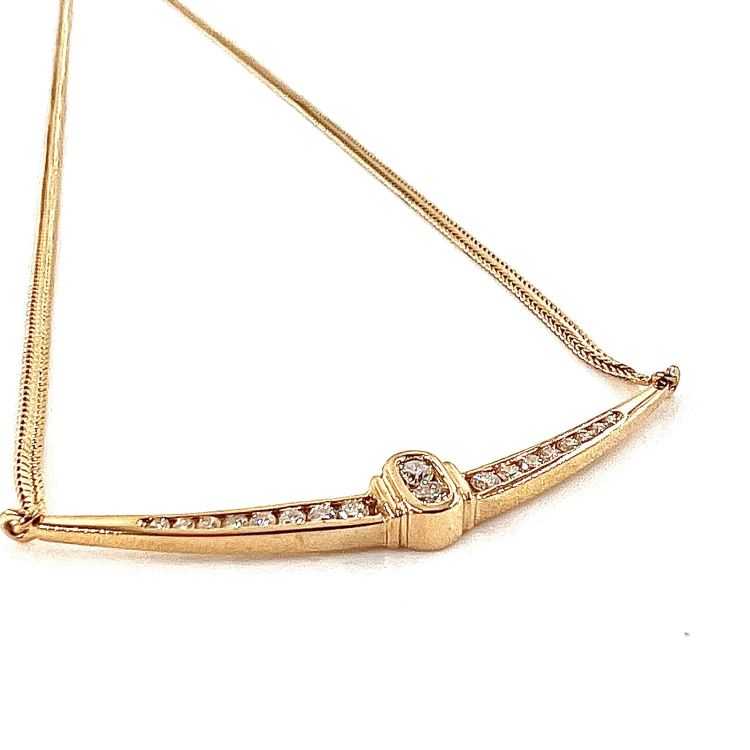 Collier Or 18k et Diamants