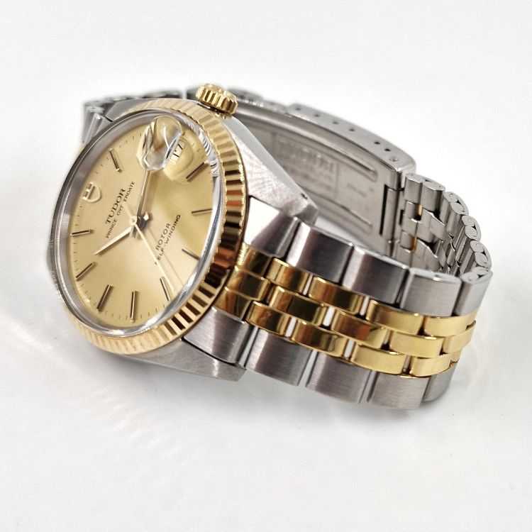 Tudor prince clearance oysterdate two tone