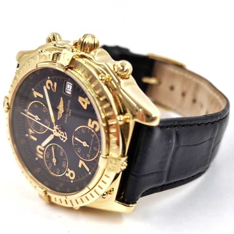 Breitling chronomat deals 18k gold