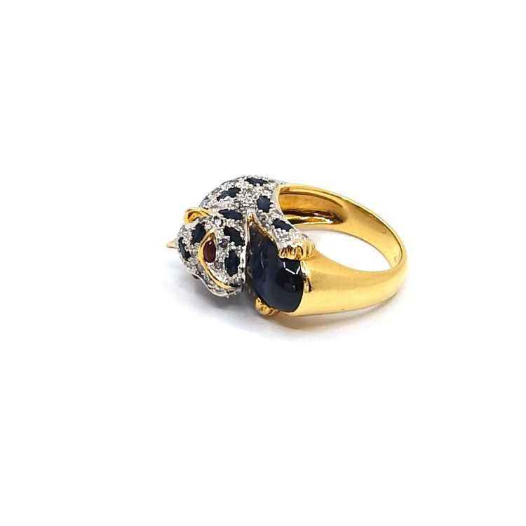 Bague panthere online or