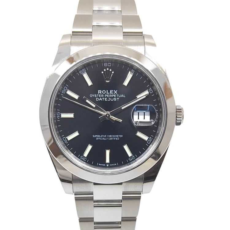 Rolex DateJust 41 Black Dial Full Set 2022