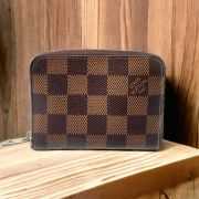 Louis Vuitton Damier Ebene Porte Monnaie Zip Wallet