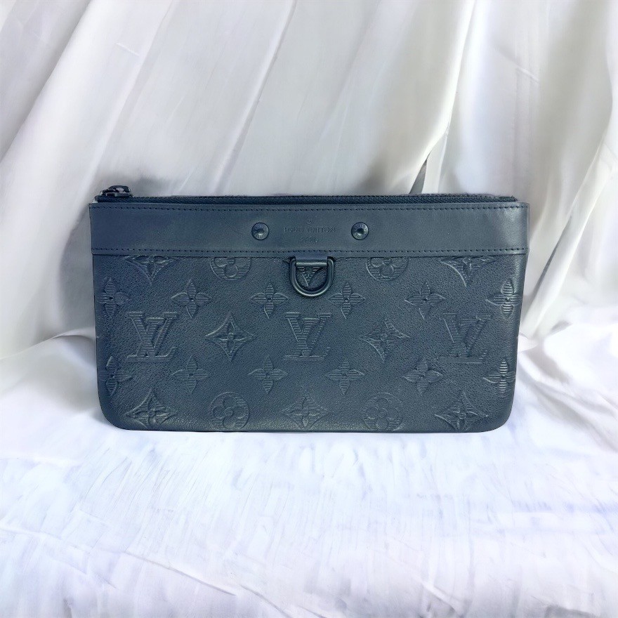 Louis Vuitton Pre-loved Monogram Shadow Discovery Pochette