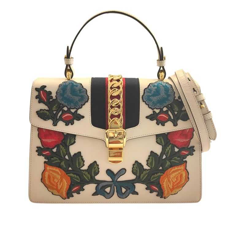 Sac a main Gucci Sylvie Edition Floral Medium