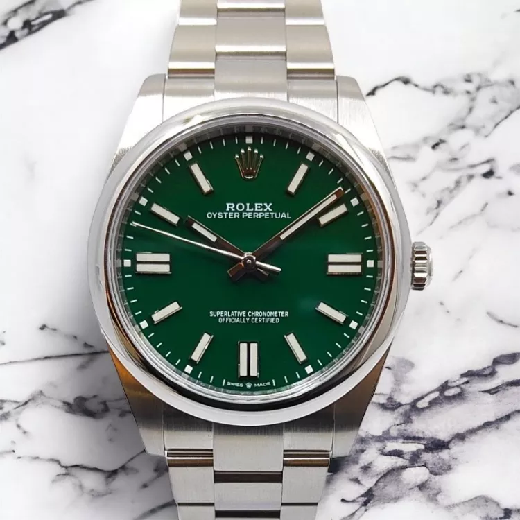 Rolex Oyster Perpetual 41 Green Dial