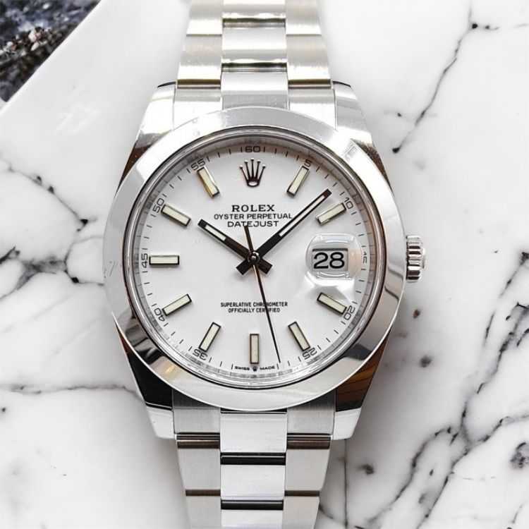 Rolex DateJust 41 White Dial