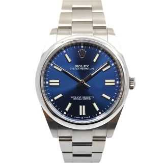 Rolex Oyster Perpetual 41 Blue Dial Full