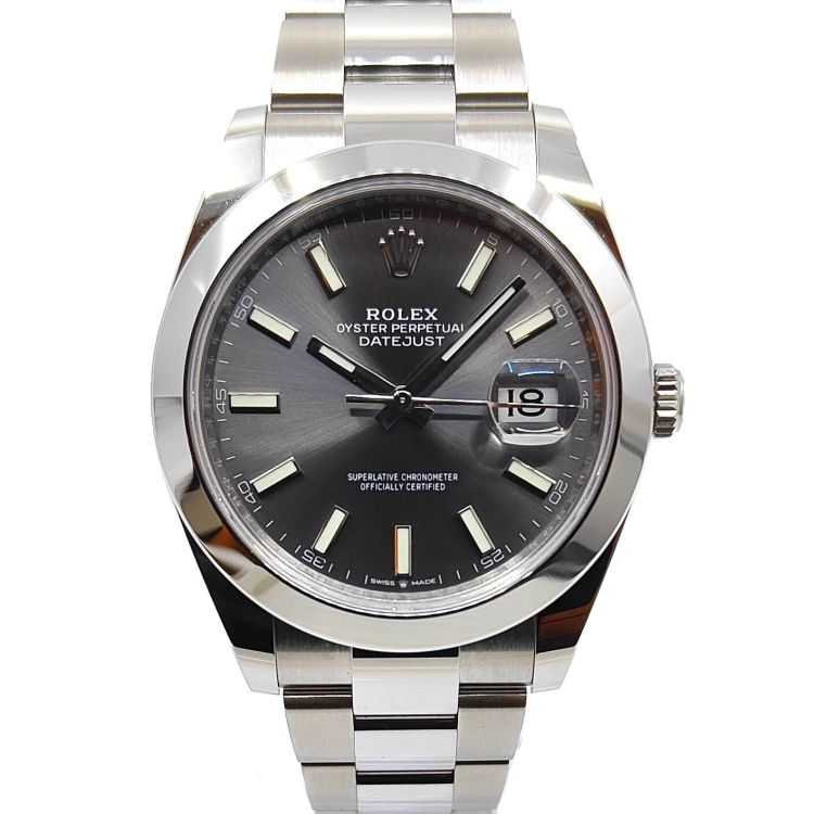 Rolex DateJust 41 Grey Dial