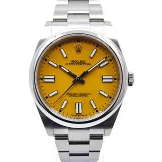 Rolex Oyster Perpetual 41 Yellow Dial