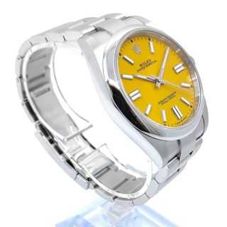 Rolex Oyster Perpetual 41 Yellow Dial