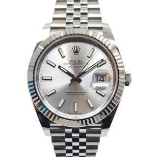 Rolex DateJust 41 Silver Dial