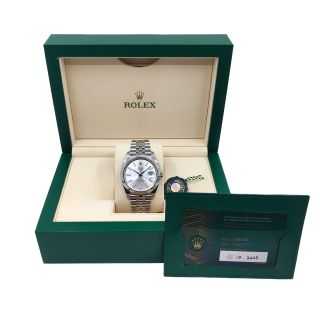 Rolex DateJust 41 Silver Dial