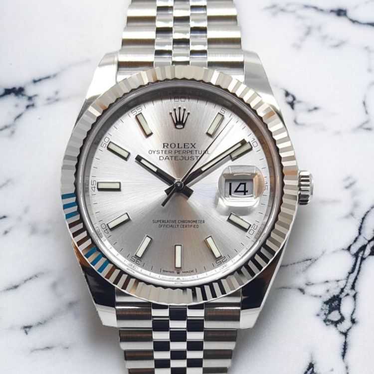 Rolex DateJust 41 Silver Dial