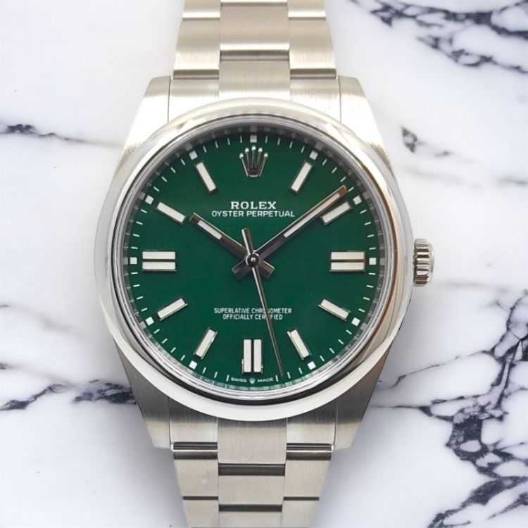 Rolex Oyster Perpetual 41 Green Dial