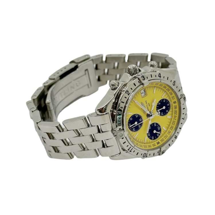 Breitling chronomat longitude yellow best sale