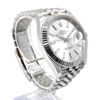 Rolex DateJust 41 Silver Dial