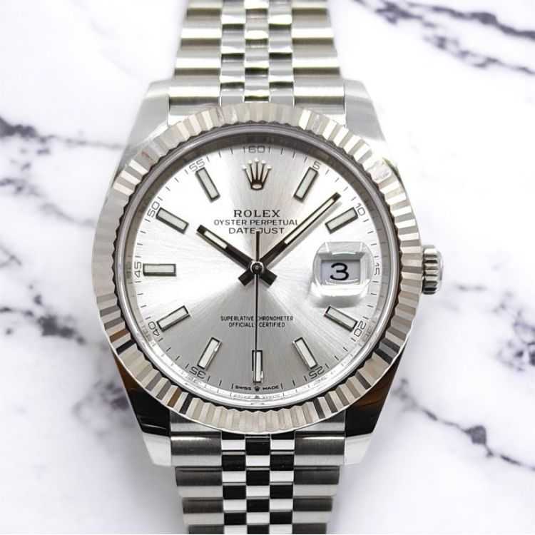 Rolex DateJust 41 Silver Dial