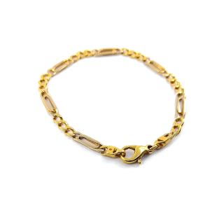 Bracelet Or Jaune 18k Maille Cheval