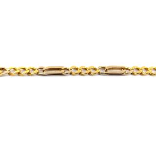 Bracelet Or Jaune 18k Maille Cheval