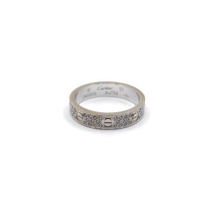 Alliance Cartier Love Pavé Or Gris 18k