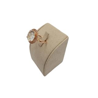 Bague Or Rose 18k et Diamants