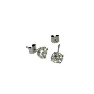 Boucles d'oreilles Or Blanc 18K