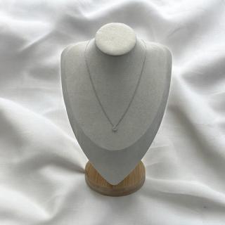 Collier Or Blanc 18k