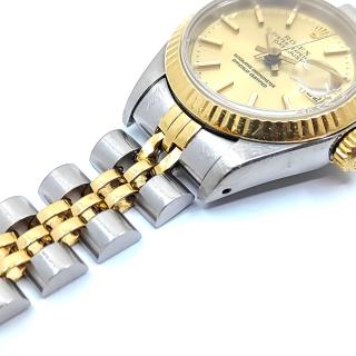 Rolex Lady DateJust 26 Two Tone Champagne Dial