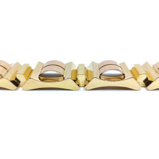 Bracelet Or Jaune 18k Art Déco 78.77 g