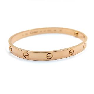 Bracelet Cartier Love (Or Rose 18k / Taille 19)