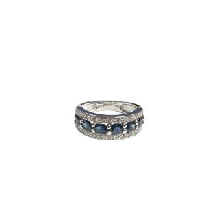 Bague Saphirs & Diamants