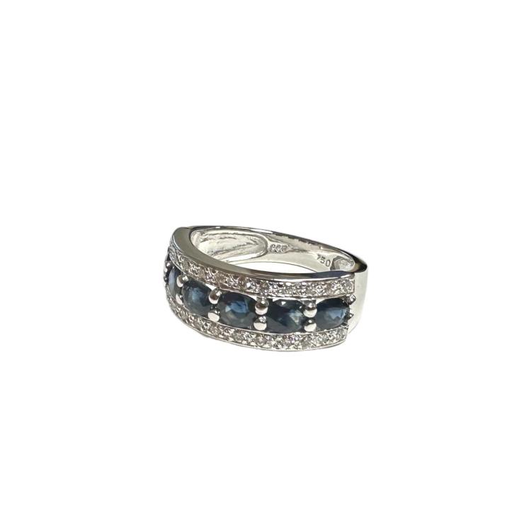 Bague Saphirs & Diamants