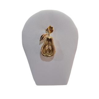 Pendentif Poire Or 18 Ct et Diamants