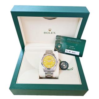 Rolex Oyster Perpetual 41 Yellow Dial