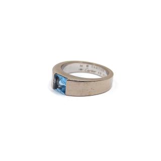 Bague Cartier Tank Solo Aigue Marine