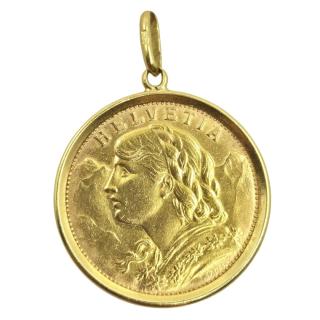 Pendentif Vreneli 20 FR