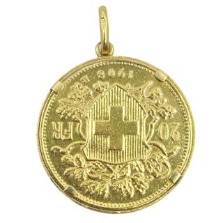 Pendentif Vreneli 20 FR