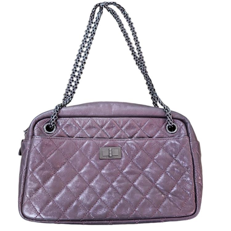 Sac Camera Chanel  2.55 Parme Metallique