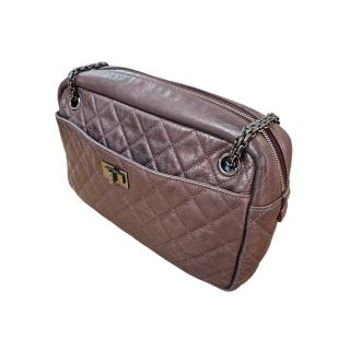 Sac Camera Chanel  2.55 Parme Metallique