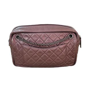 Sac Camera Chanel 2.55 Parme Metallique