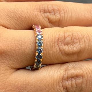 Bague Clarence Saphirs