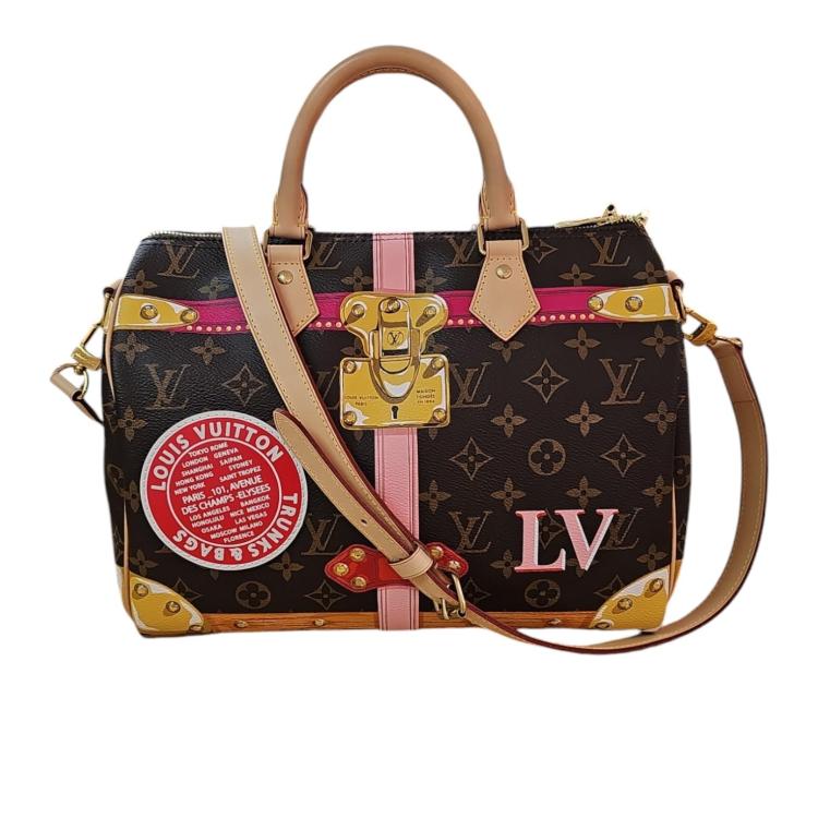 SacLouis Vuitton Speedy 30 Trompe L'Oeil Screen Trunk