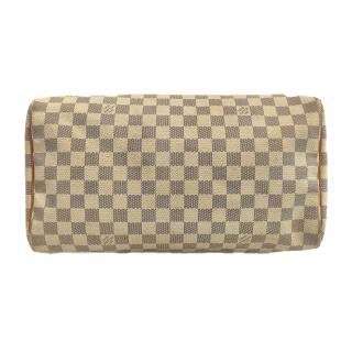 Sac à main Louis Vuitton Speedy 35 Damier Azur