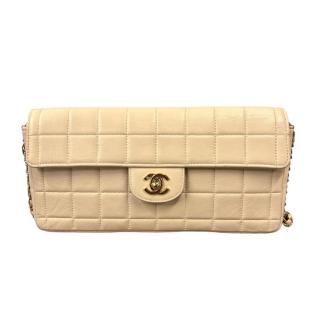 Chanel East West Chocolat Bar Vintage